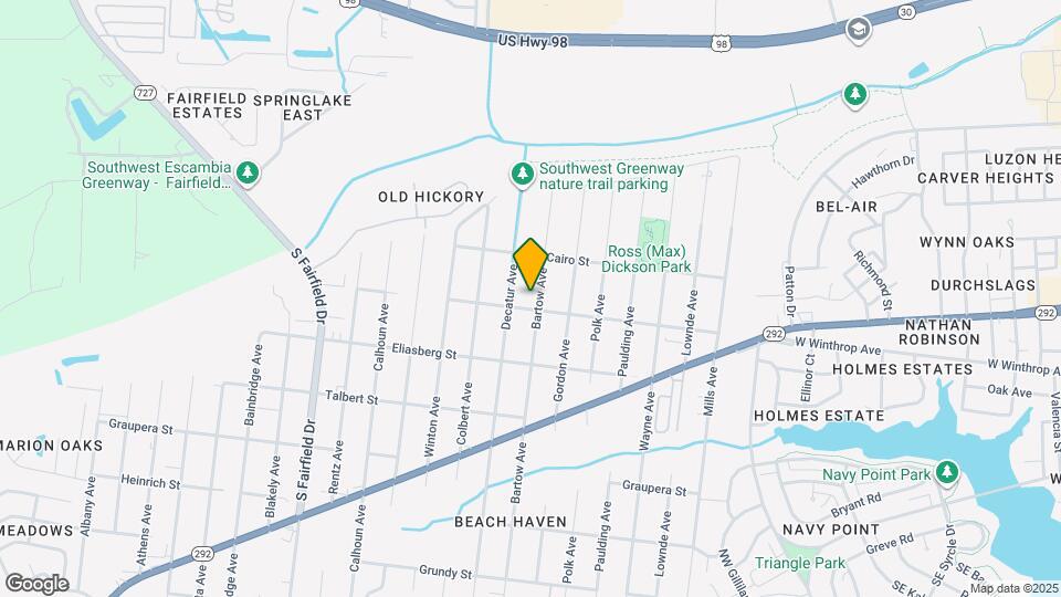 1003 Bartow Ave Map and Location Details