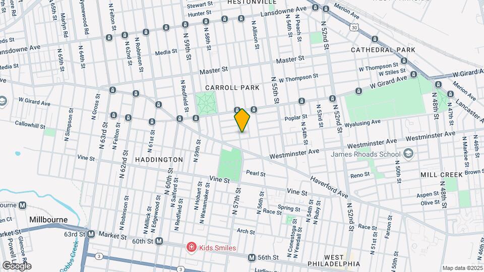 5641 Wyalusing Ave Mapa y Detalles de la Ubicación