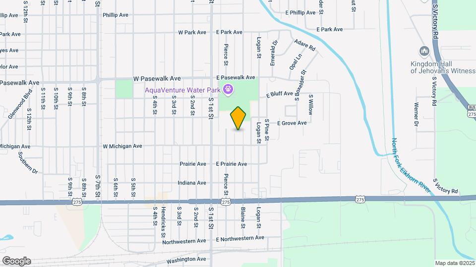 916 Blaine St Map and Location Details