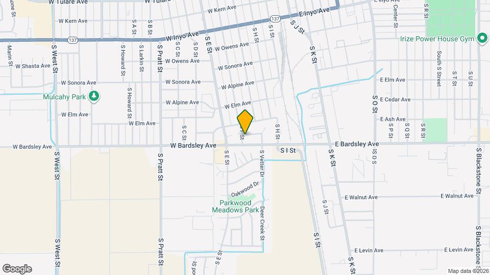 840 S F St Map and Location Details