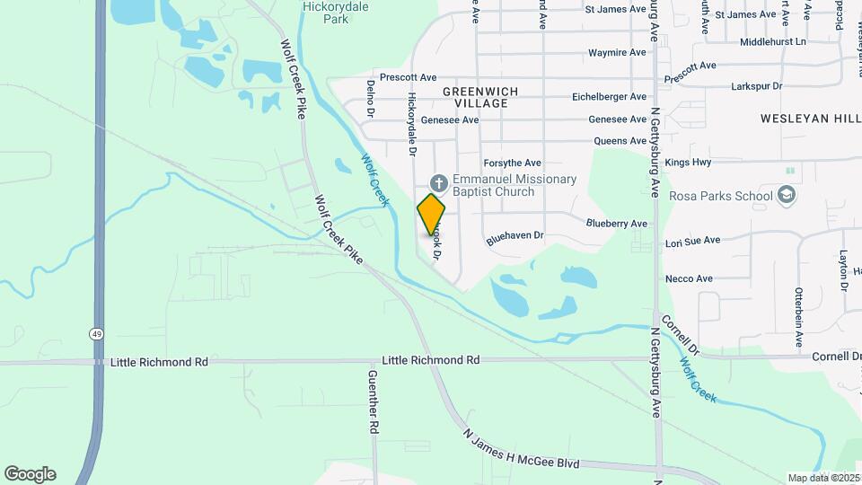 1625 Linnbrook Dr Map and Location Details