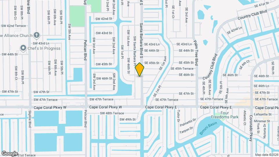 4608 Santa Barbara Blvd S Map and Location Details