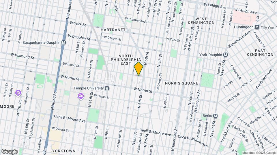 620 Diamond St, Unit 2 Map and Location Details