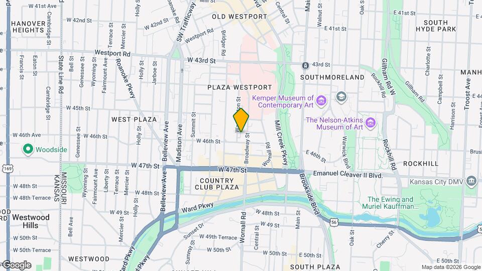 4547 Washington St Map and Location Details