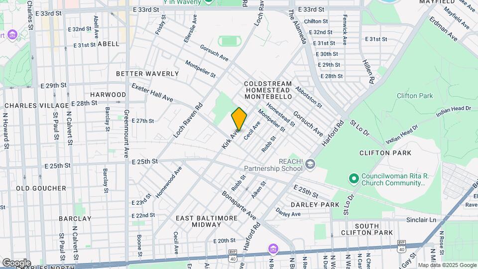 2551 Kirk Ave Map and Location Details