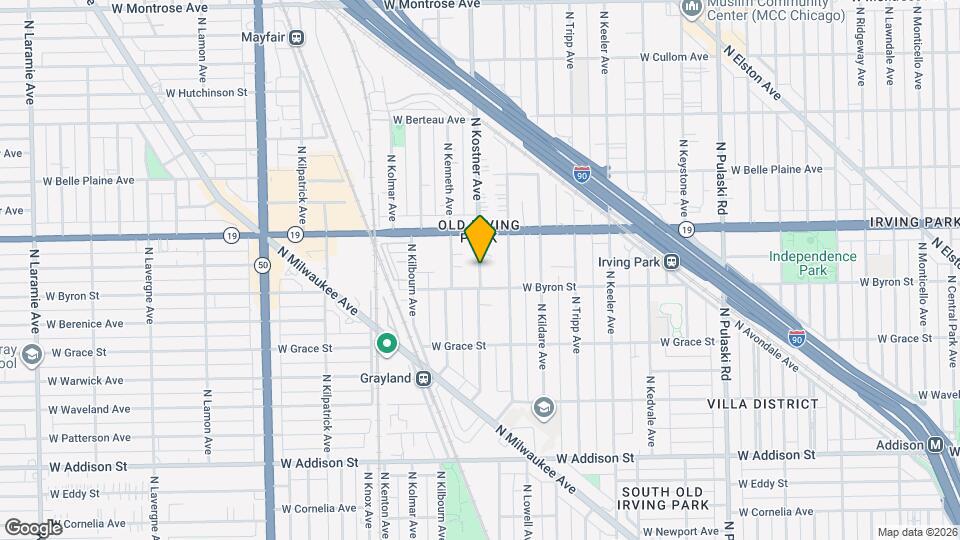 3931 N Kostner Ave, Unit 2 Mapa y Detalles de la Ubicación
