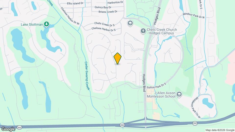 4509 Deep River Way E Map and Location Details