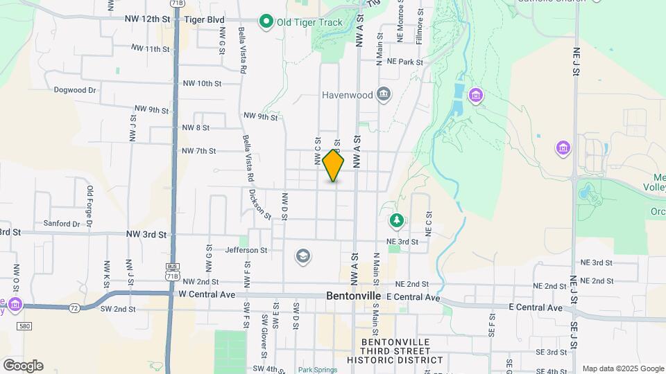 501 NW B St Map and Location Details