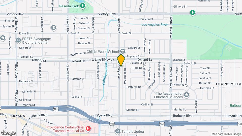 6004 Lindley Ave, Unit 6002 Mapa y Detalles de la Ubicación