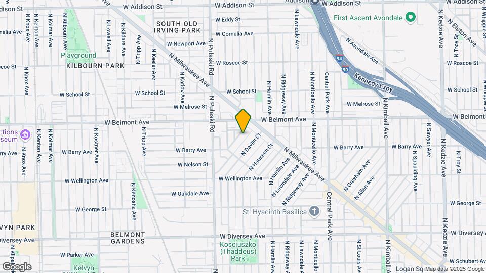 3141 N Springfield Ave Map and Location Details