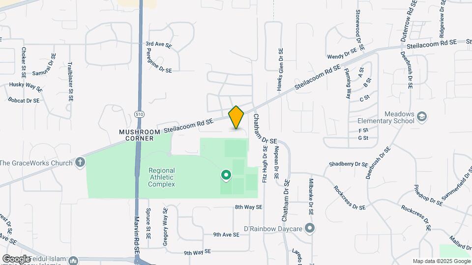 8631 SE Steilacoom Rd Map and Location Details