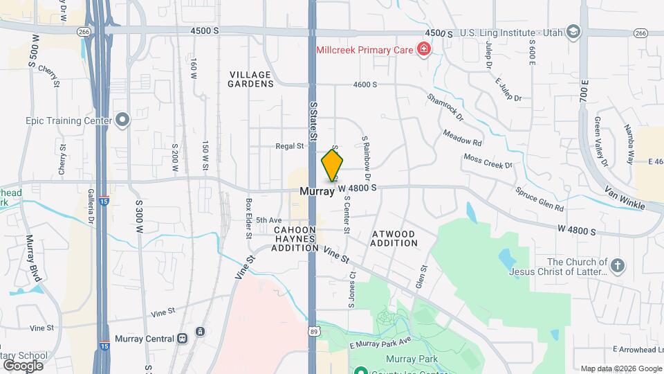 143 E 4800 S Map and Location Details