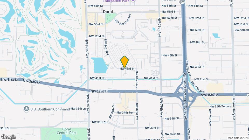 8348 NW 43rd St Map and Location Details