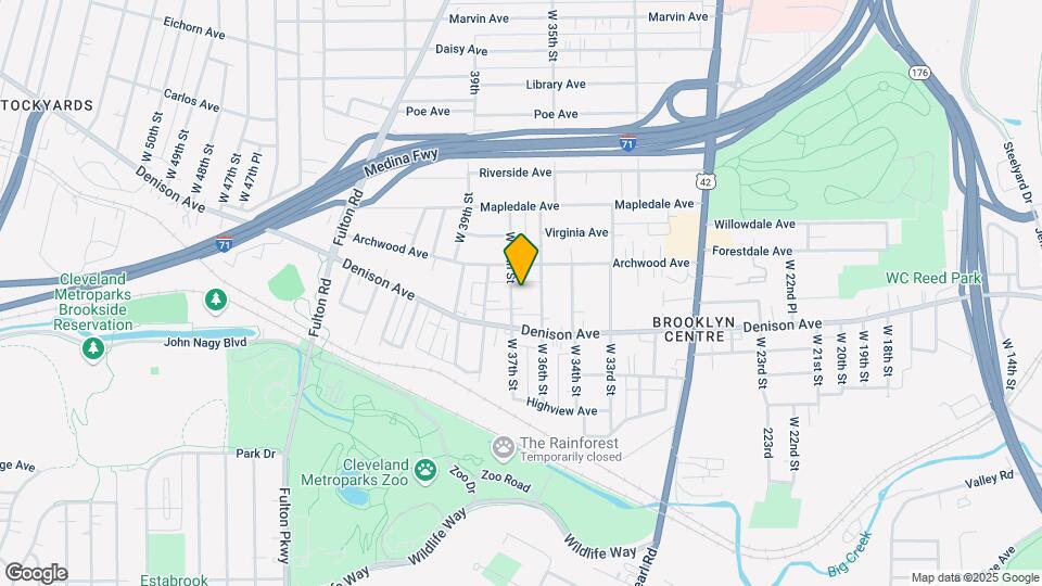 3793 W 37th St-Unit -DOWN Map and Location Details