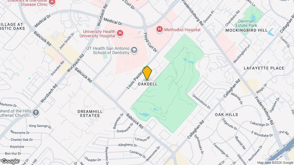 7322 Oak Manor Dr Map and Location Details