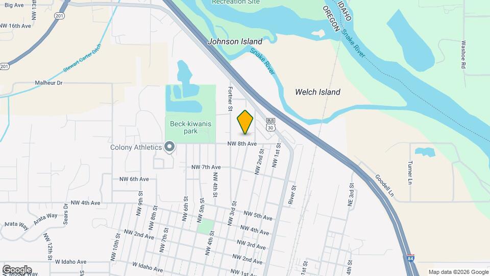 317 NW 8th Ave Map and Location Details