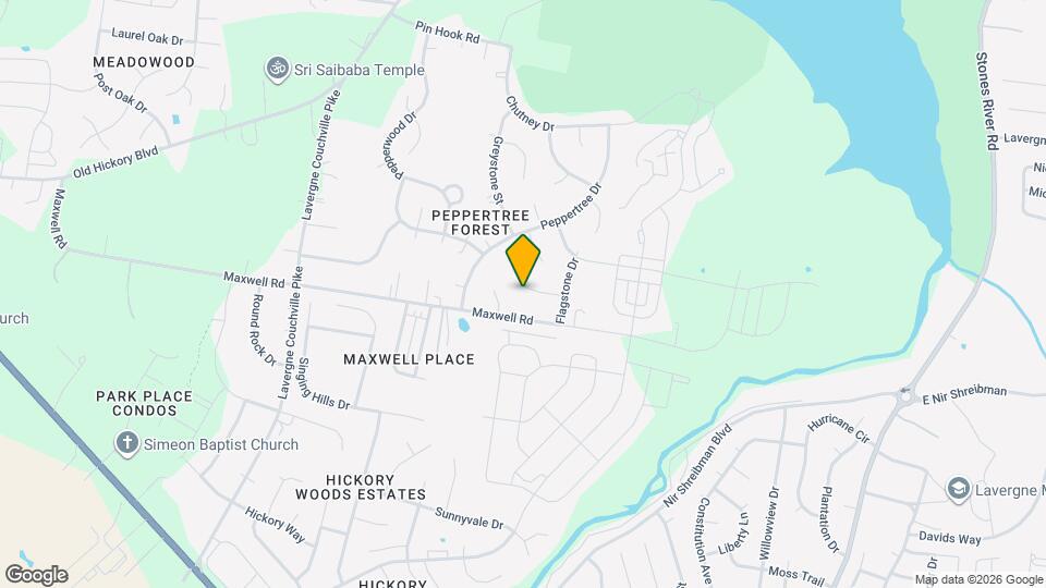 1921 Treeview Dr Mapa y Detalles de la Ubicación