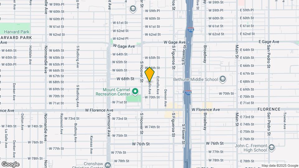 6622 Bonsallo Ave Map and Location Details