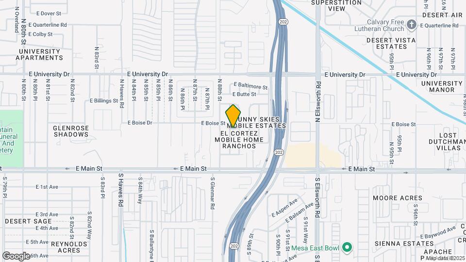 149 N 88th Pl Map and Location Details