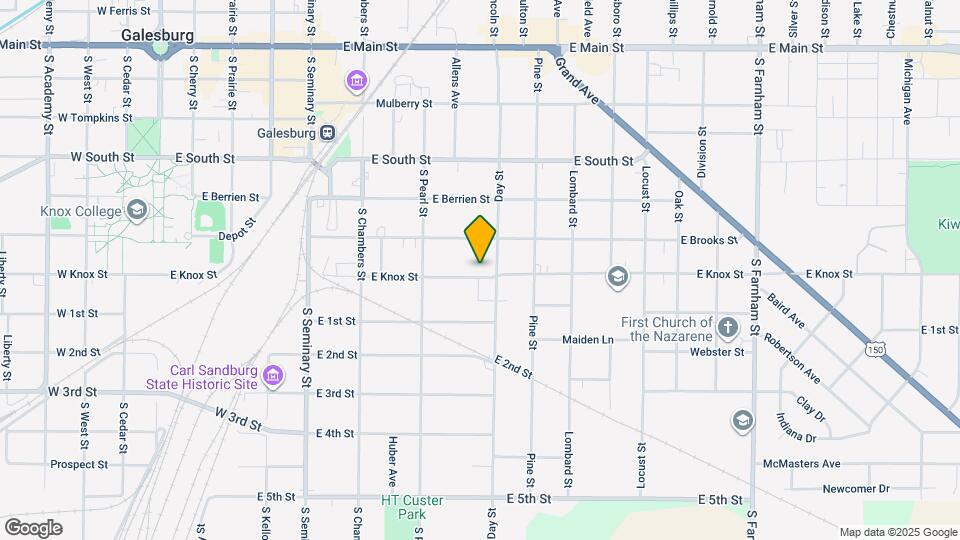 857 E Knox St Map and Location Details