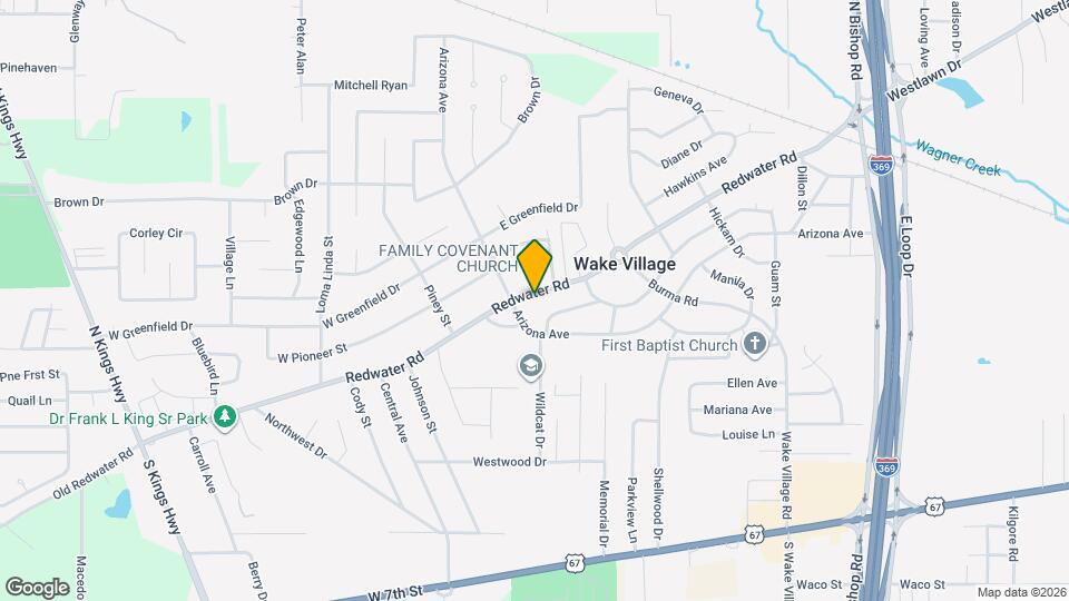 504 Redwater Rd Map and Location Details