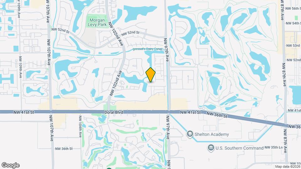 9805 NW 45th Ln Map and Location Details