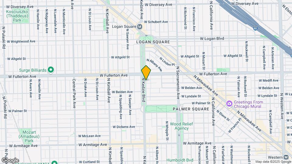2325 N Kedzie Blvd, Unit 1 Map and Location Details