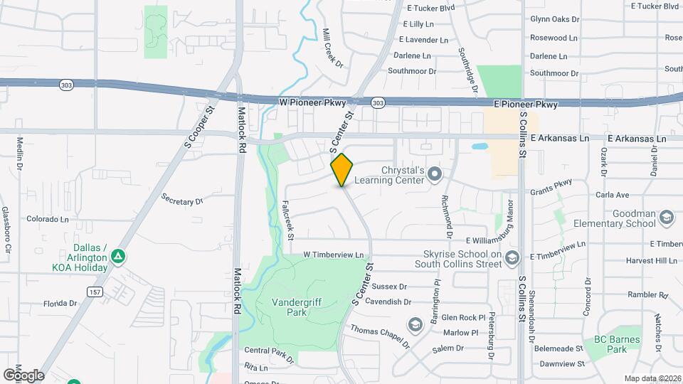 2508 S Center St Map and Location Details