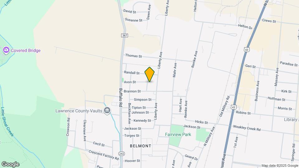 1704 Walnut Ave Mapa y Detalles de la Ubicación