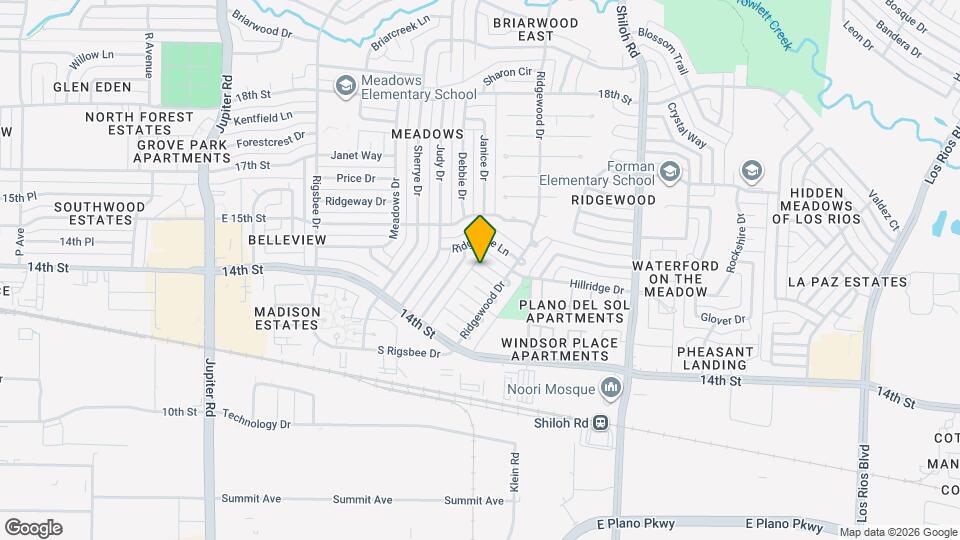 3304 Crestforest Cir Map and Location Details