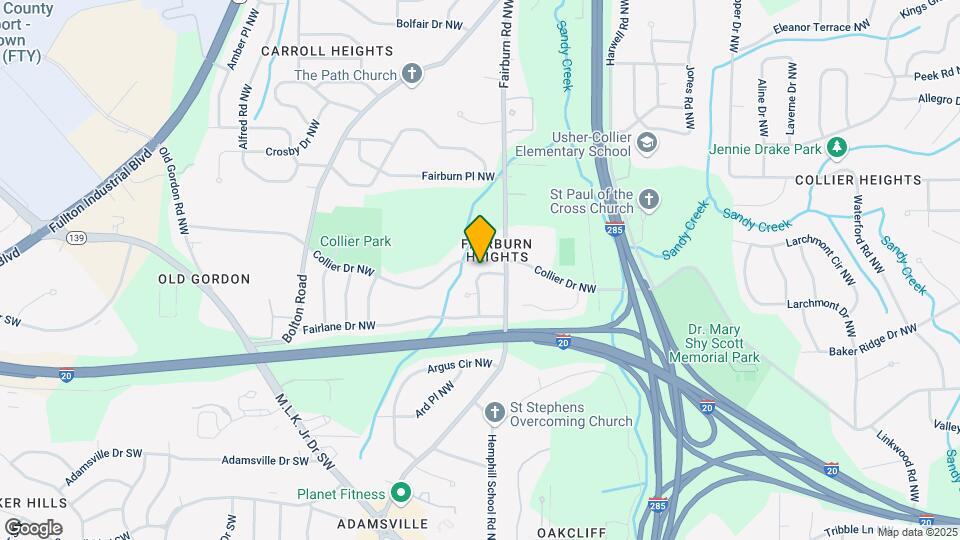 502 Fairlane Cir NW Map and Location Details