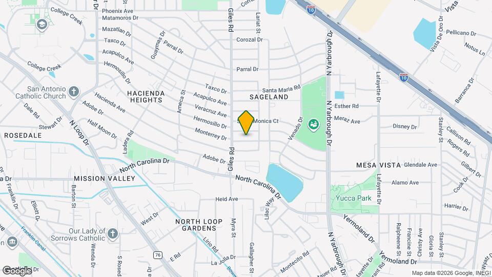 7825 Monterrey Dr Map and Location Details