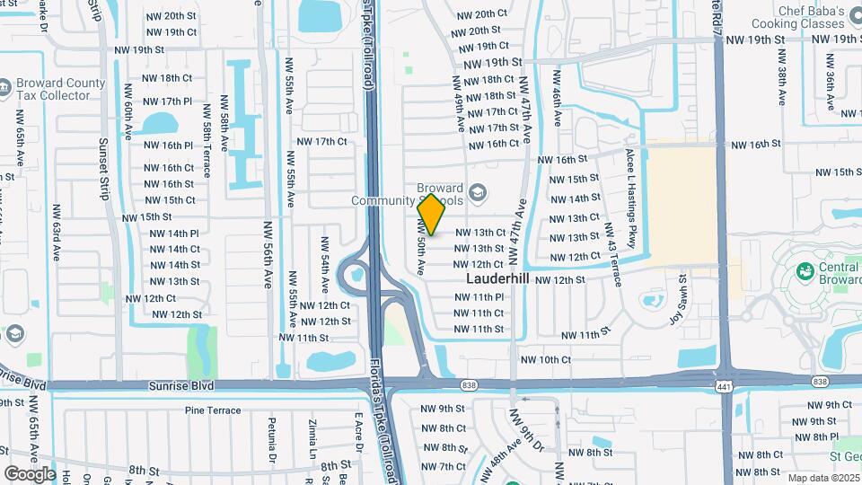 4971 NW 13th St Map and Location Details