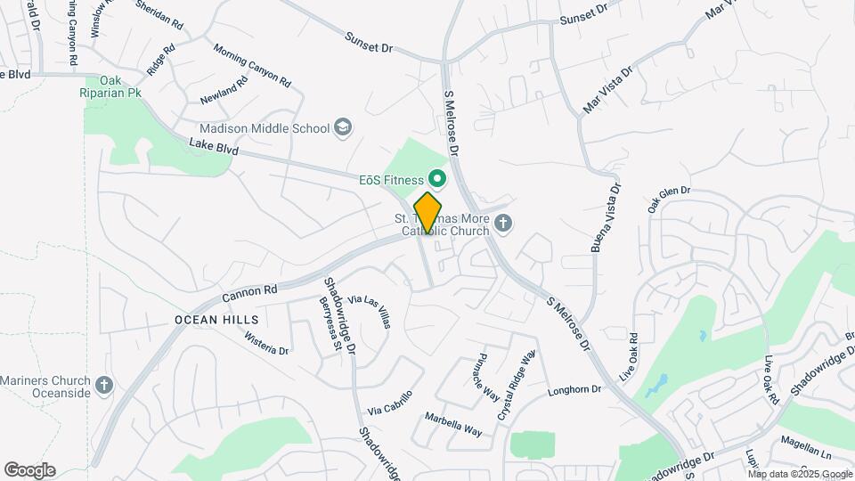 Sofi Ocean Hills Mapa y Detalles de la Ubicación