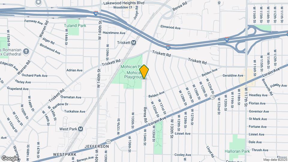 3320 Berea Rd Map and Location Details
