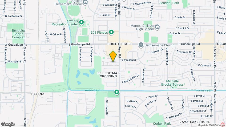 6617 S Granada Dr Map and Location Details