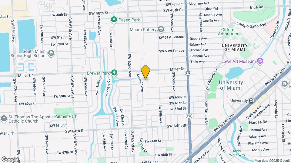 5740 SW 59th Pl Map and Location Details