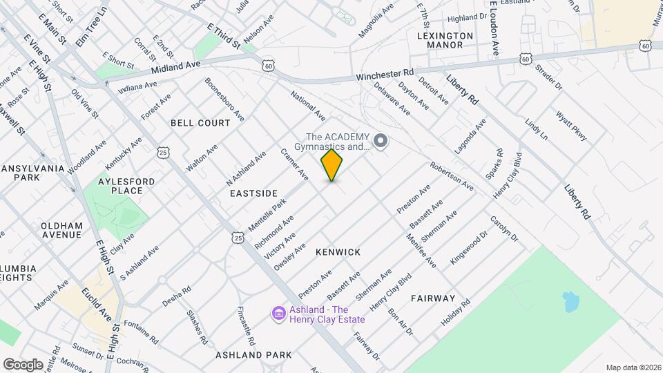 1002 Aurora Ave Map and Location Details