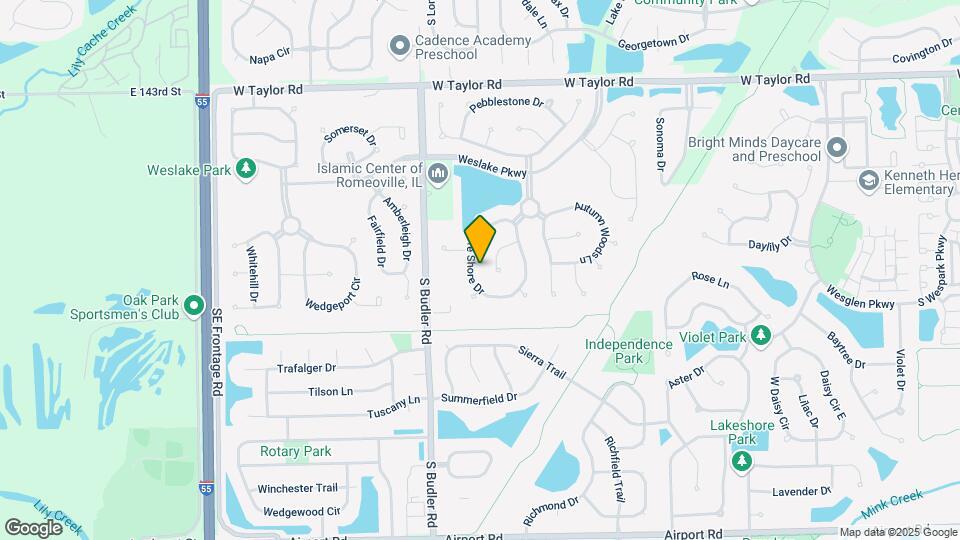 1864 Lake Shore Dr Map and Location Details