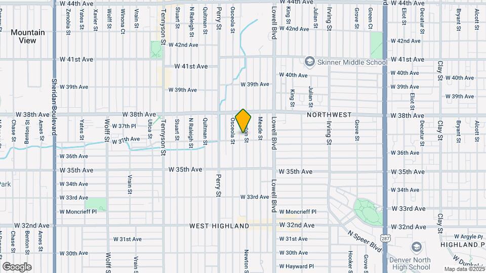 3711 Newton St Map and Location Details