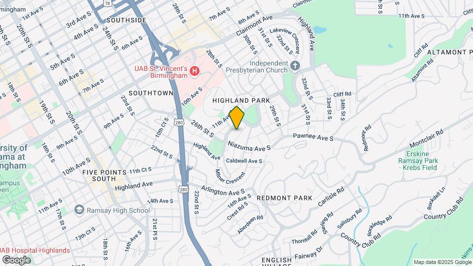 2625 Highland Ave S, Unit 312 Map and Location Details