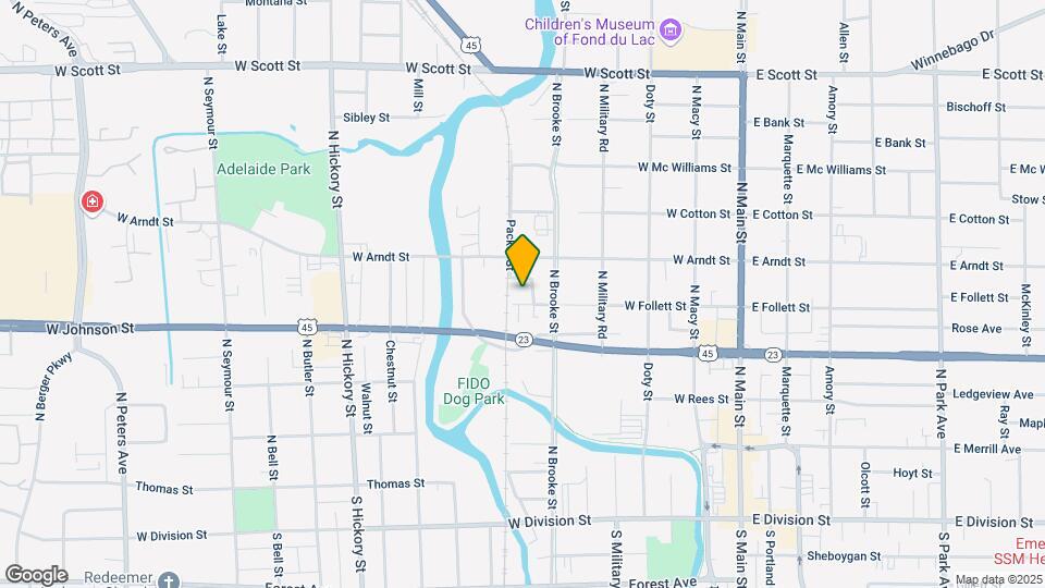 231 W Follett St Map and Location Details