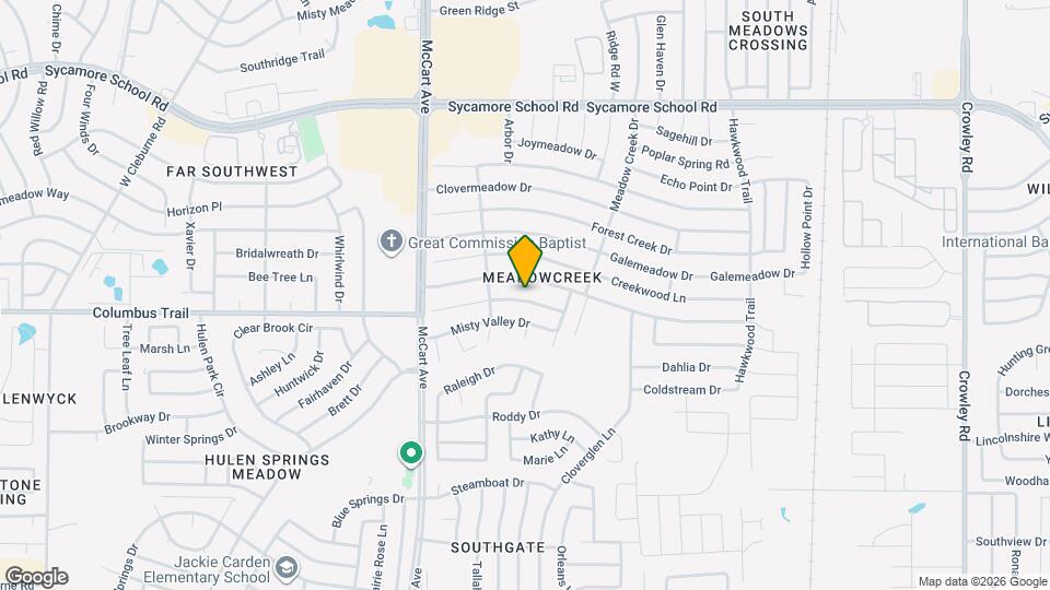 3100 Fairmeadows Ln Map and Location Details