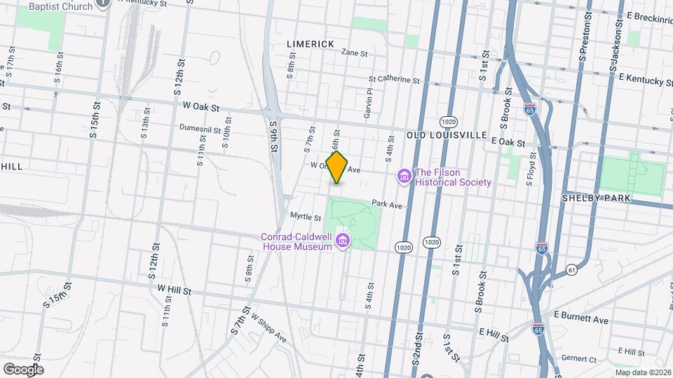 523 Park Ave Map and Location Details