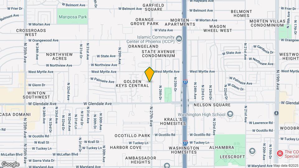 7104 N 27th Ave Map and Location Details