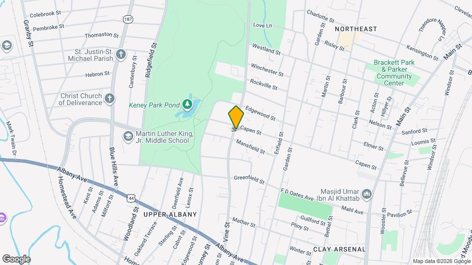 224 Vine St, Unit 3 Map and Location Details