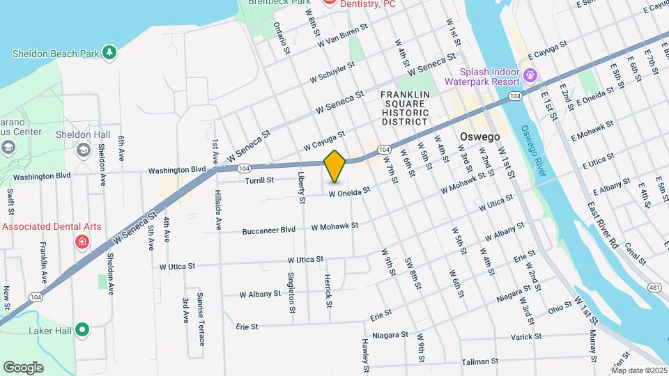 133 W Oneida St Map and Location Details