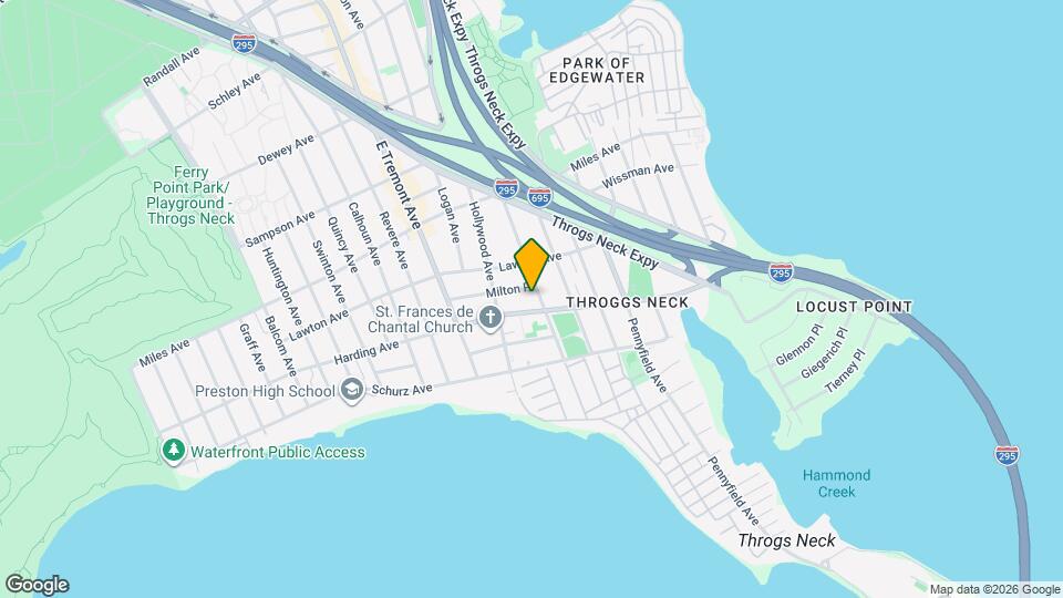 189 Throgs Neck Blvd Mapa y Detalles de la Ubicación