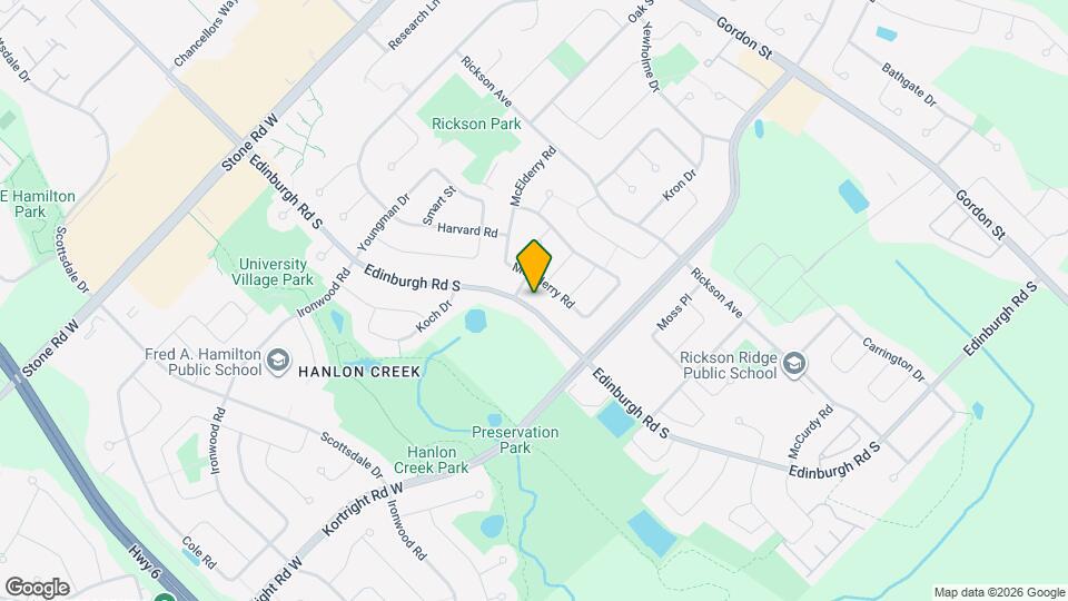 692 Edinburgh Rd S Map and Location Details