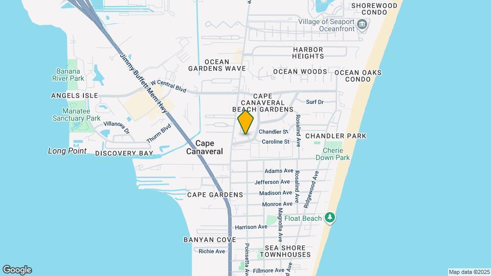 8110 Canaveral Blvd Map and Location Details